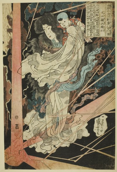 Inue Shimbyoe Masashi, TV-sarjasta Alone)" tekijältä Utagawa Kuniyoshi