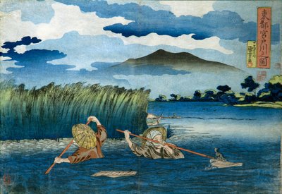 Kuva Miyato-joesta tekijältä Utagawa Kuniyoshi