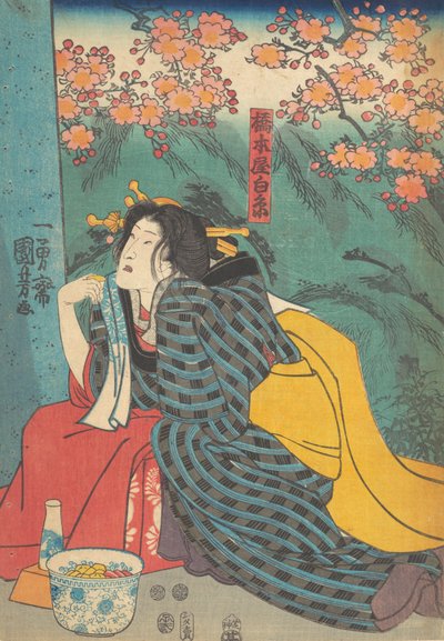 Printti, 1800-luku. tekijältä Utagawa Kuniyoshi