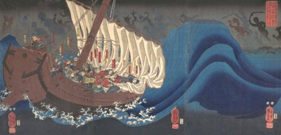 Taira Warriorsin kosto, 1843-47. tekijältä Utagawa Kuniyoshi