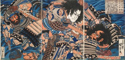 Sanadan Yoichi Yoshihisa -ehdotus d Toisen kerran Kagehisa, Ka 1835. tekijältä Utagawa Kuniyoshi