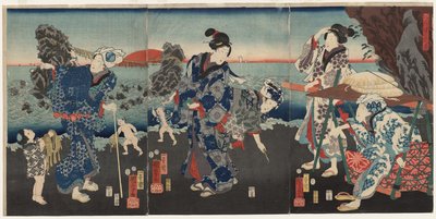 Auringonnousu Futami Bayssä tekijältä Utagawa Kuniyoshi