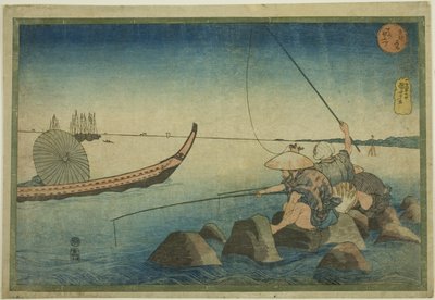 Teppozu, sarjasta "Itäisen pääkaupungin kuuluisia paikkoja (Toto meisho)" tekijältä Utagawa Kuniyoshi