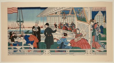 Ann American Mel Kanche Part 1 Jäsen Yokohama tekijältä Utagawa Sadahide