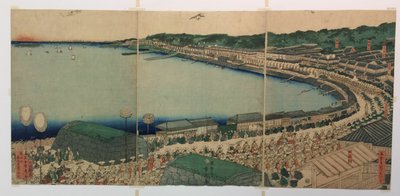 Daimyon kulkueet kulkevat Tokaidoa pitkin tekijältä Utagawa Sadahide