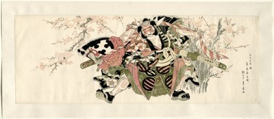 Soturi, jolla on harrastushevonen tekijältä Utagawa Toyohiro
