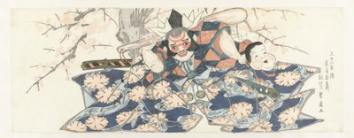 Soturi pitelee survinta tekijältä Utagawa Toyohiro