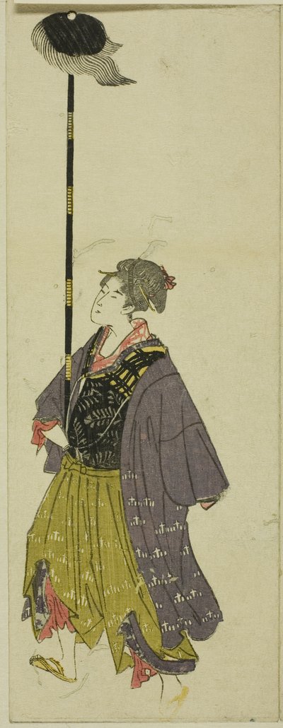 Parodia daimyokulkueesta tekijältä Utagawa Toyohiro