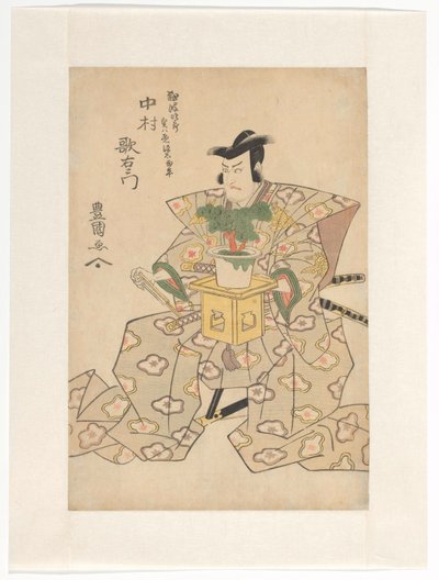 Nakamura Utaemon hyvä lds bonsai tley -lisä tekijältä Utagawa Toyokuni (I)