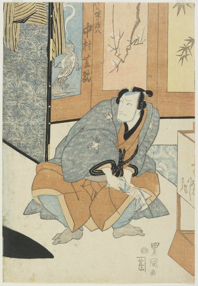 Näyttelijä Nakamura Shikan Takenozukan Magohachina tekijältä Utagawa Toyokuni