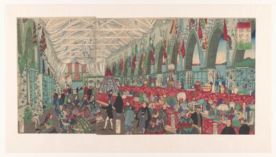 Engels Hande l Shui on aiemmin ollut Yokohamassa Yokohama Igirisu Shokan Haneizu tekijältä Utagawa Yoshiiku