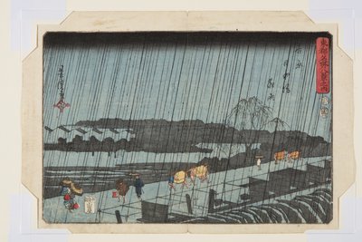 yölinja yoshiwara japan dzutsumissa (Yoshiwara japan dzutsumi yau) tekijältä Utagawa Yoshitora