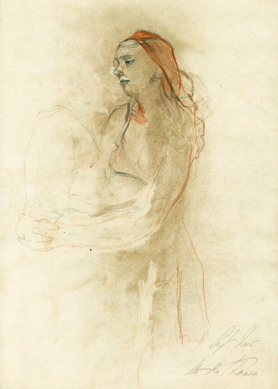 Mietteliäs alaston nainen tekijältä Ute Rathmann