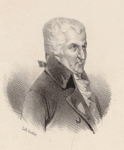 Säveltäjä Pierre-Alexandre Monsignyn muotokuva 1729-1817. tekijältä V. Guillet