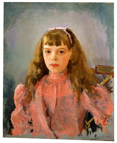 Venäjän suurherttuatar Olga Aleksandrovnan muotokuva, 1893 tekijältä Valentin Aleksandrovich Serov