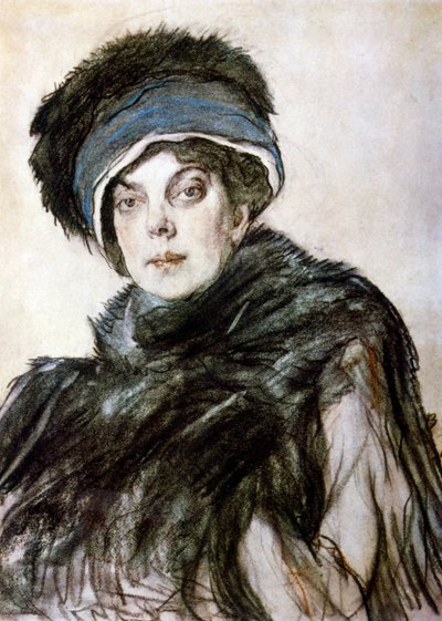 Prinsessa Olga Orlovan muotokuva tekijältä Valentin Aleksandrovich Serov