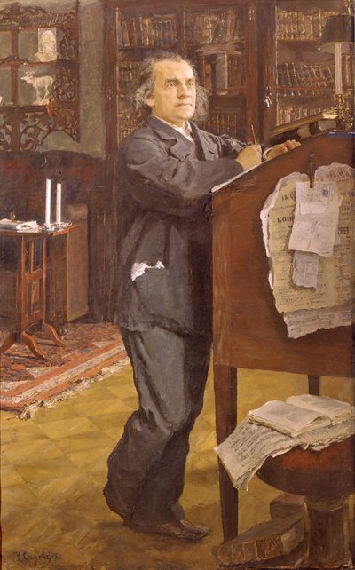 Säveltäjä Aleksanteri Serovin muotokuva 1820-1871, 1889 tekijältä Valentin Aleksandrovich Serov