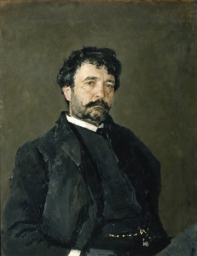 Oopperalaulaja Angelo Masinin muotokuva 1844-1926, 1890 tekijältä Valentin Aleksandrovich Serov