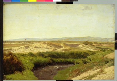 Luneburgin nummella, 1887 (öljy paperille) tekijältä Valentin Ruths