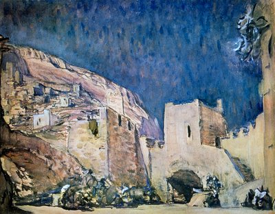 Lavastus Aleksanteri Serovin oopperaan Judith, 1907 tekijältä Valentin Serov