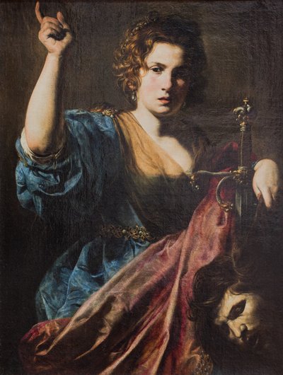 Judith,1625 (öljy kankaalle) tekijältä Valentin de Boulogne