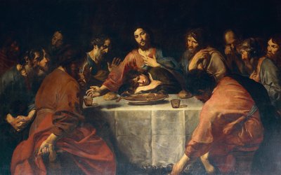 Viimeinen ehtoollinen tekijältä Valentin de Boulogne