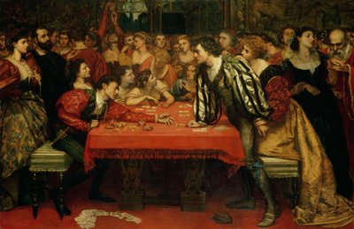 Venetsialainen pelitalo 1500-luvulla tekijältä Valentine Cameron Prinsep