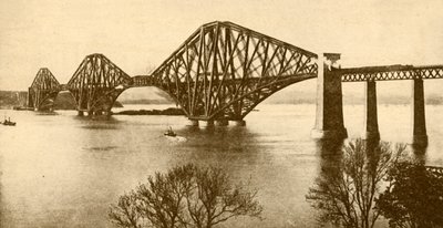 Forth Bridge, 1930. tekijältä Valentine and Sons Ltd