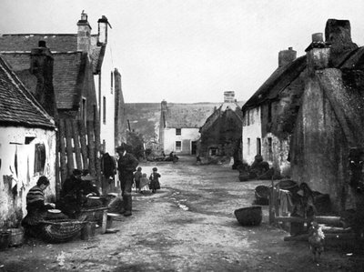 Fishertownissa, Cromartyssa, Skotlannissa, 1924-1926. tekijältä Valentine and Sons Ltd