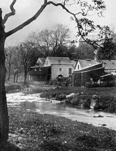 Vanha mylly, Milngavie, East Dunbartonshire, Skotlanti, 1924-1926. tekijältä Valentine and Sons Ltd