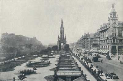 Princes Street, Edinburgh, 1910 tekijältä Valentine and Sons Ltd