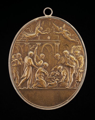 Paimenten palvonta, 1530-luku. tekijältä Valerio Belli