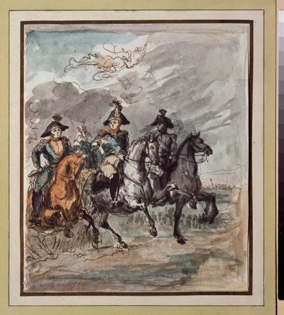 Paraati Mininin ja Pozharskin muistomerkin avajaisissa Moskovassa 20. helmikuuta 1818 (Paraati Mininin ja Pozharskin muistomerkin avajaisissa Moskovassa tekijältä Vasili Andreevich Tropinin