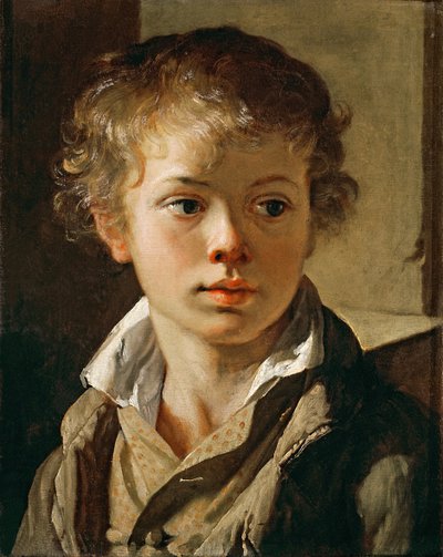 Taiteilijapojan muotokuva, noin 1818 tekijältä Vasili Andreevich Tropinin