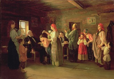 Lastenkodin tarkastus, 1866 tekijältä Vasili Efimovich Kallistov