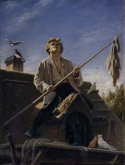 Kyyhkynen, 1874 tekijältä Vasili Grigorevich Perov