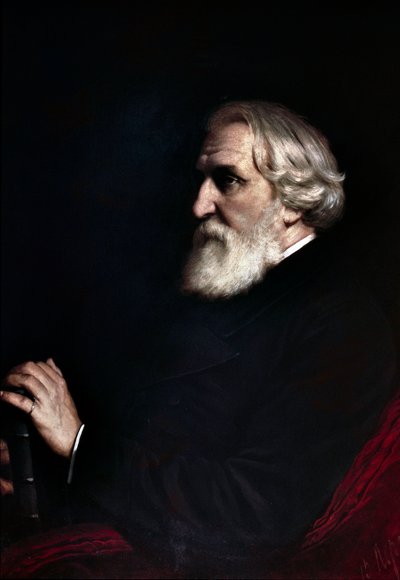 Ivan Sergeevich Turgenevin muotokuva (Turgenev tekijältä Vasili Grigorevich Perov