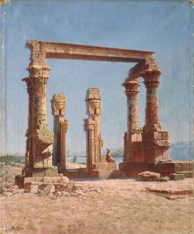 Egyptin temppelin raunio tekijältä Vasili Vasilievich Vereshchagin
