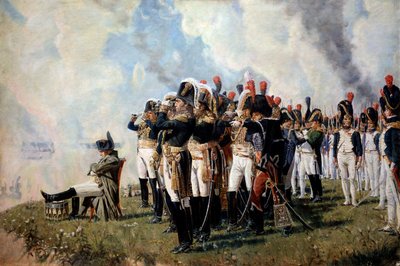 Napoleon Bonaparte Borodinon korkeuksissa, 1897 tekijältä Vasili Vasilievich Vereshchagin