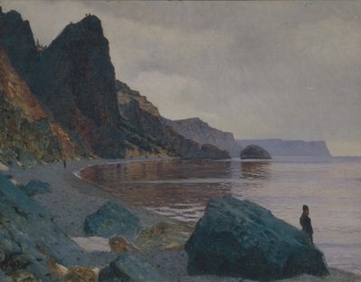 Lähellä St. Georgen luostaria. Krim tekijältä Vasili Vasilievich Vereshchagin