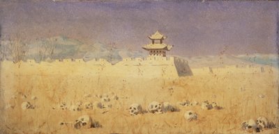 Ruins in Chuguchak, Xinjiang, 1869 tekijältä Vasili Vasilievich Vereshchagin