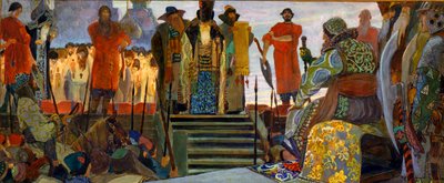 "Bojaarin teloitus tsaari Ivan Julman vallan aikana", 1906. tekijältä Vasili Vladimirov