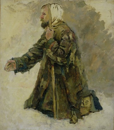 Jumalan hölmö polvillaan tekijältä Vasilij Ivanovic Surikov