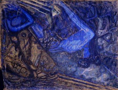 Suru Michail Vrubelin kuolemaa, 1910-1911 tekijältä Vasily Ivanovich Denisov