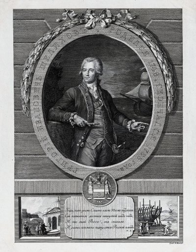 Grigori Ivanovitš Shelikhov 1747-1795, 1700-luvun loppu. tekijältä Vasily Ivanovich Ivanov