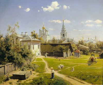 Moskovan piha tekijältä Vasily Polenov