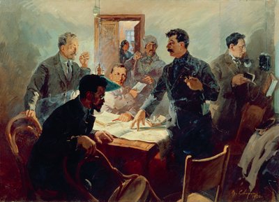 Vuoden 1917 lokakuun vallankumouksen esikunta tekijältä Vasily Semyonovich Svarog