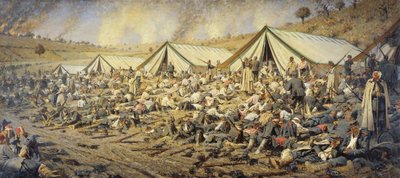 Hyökkäyksen jälkeen. Plevna, 1877-1878 tekijältä Vasily Vereshchagin