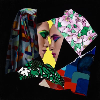 Intricate Mesh, 2019 (Akryyli puulle) tekijältä Vaskeen Vaskeen