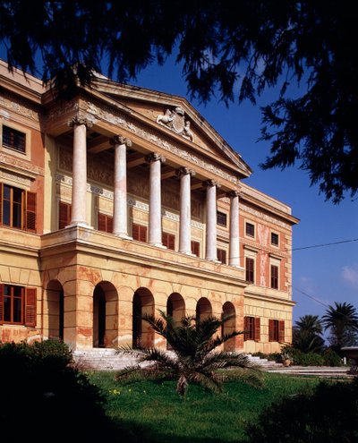 Näkymä huvila Belmonte, 1800-luvun alku tekijältä Venanzio Marvuglia